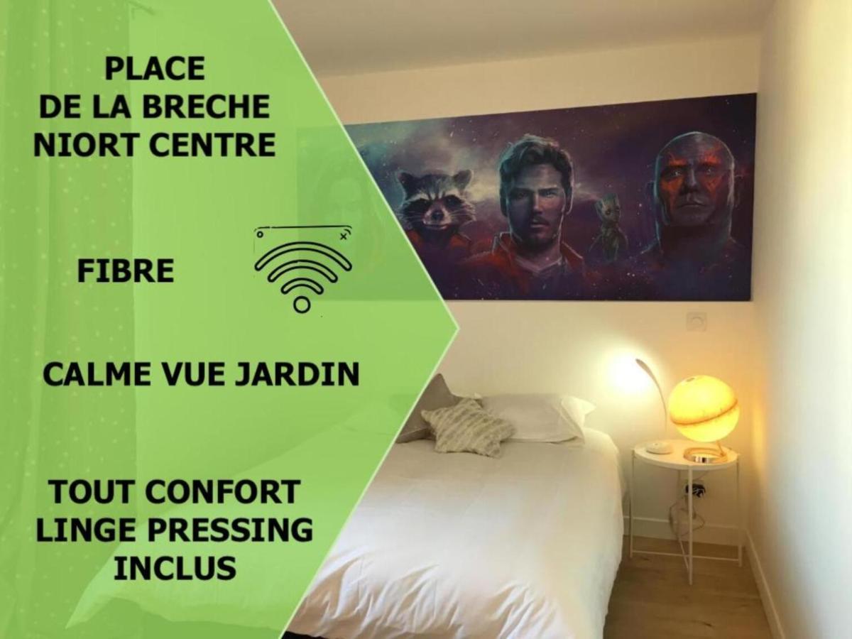 ニオールLe Galaxy Centre La Breche Wifi Calme Vue Jardinアパートメント エクステリア 写真